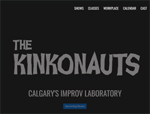 Tablet Screenshot of kinkonauts.com